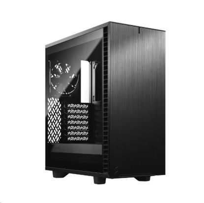 Obrázek FRACTAL DESIGN skříň Define 7 Compact Black TG light, USB 3.1 Type- C, 2x USB 3.0, bez zdroje, mATX