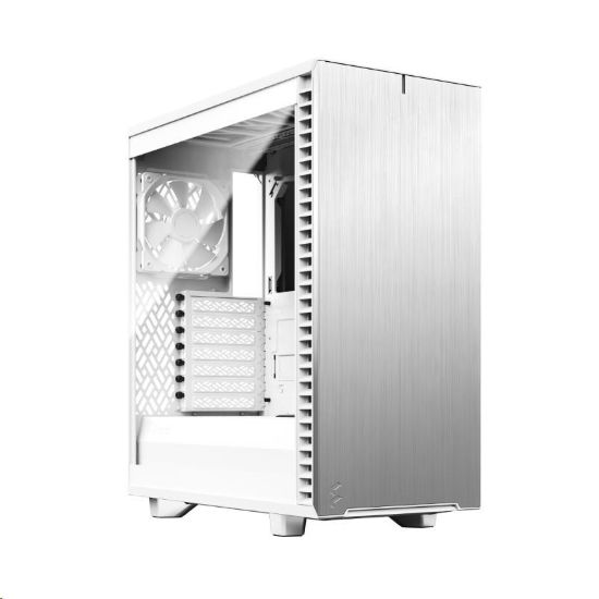 Obrázek FRACTAL DESIGN skříň Define 7 Compact White TG Clear, USB 3.1 Type- C, 2x USB 3.0, bez zdroje, mATX