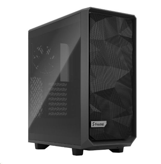 Obrázek FRACTAL DESIGN skříň Meshify 2 Compact Gray TG Light Tint, USB 3.1 Type- C, 2x USB 3.0, bez zdroje, mATX