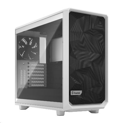 Obrázek FRACTAL DESIGN skříň Meshify 2 White TG Clear Tint, USB 3.1 Type- C, 2x USB 3.0, bez zdroje, E- ATX