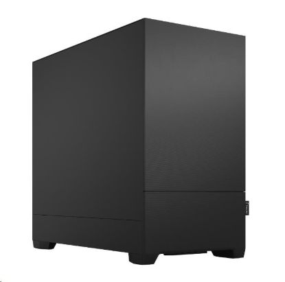 Obrázek FRACTAL DESIGN skříň Pop Mini Silent Black Solid, 2x USB 3.0, bez zdroje, mATX
