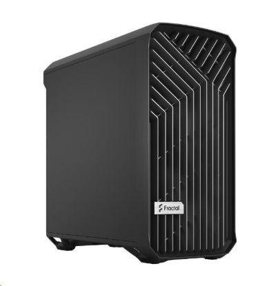 Obrázek FRACTAL DESIGN skříň Torrent Compact Black Solid, USB 3.1 Type- C, 2x USB 3.0, bez zdroje, E- ATX