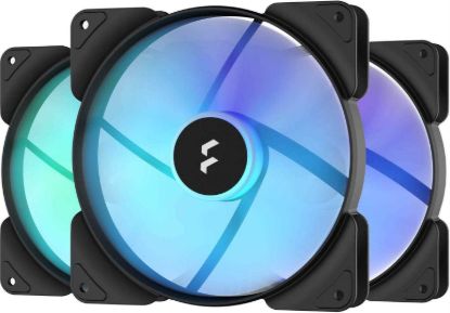 Obrázek FRACTAL DESIGN ventilátor Aspect 14 RGB PWM Black Frame 3- pack, 140mm