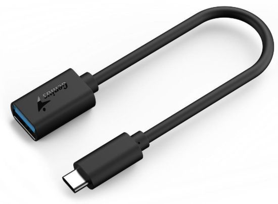 Obrázek GENIUS ACC- C2AC redukce USB- C na USB- A, černá