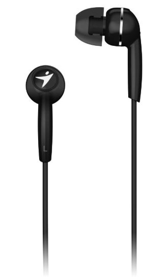 Obrázek GENIUS sluchátka HS- M320 headset, 4pin 3, 5 mm jack, černá