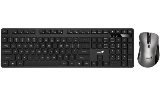 Obrázek GENIUS set klávesnice + myš Smart KM- 8216S, Bezdrátový set 2, 4GHz, Copilot, CZ+SK layout, černá