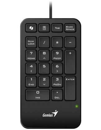 Obrázek GENIUS Numerická klávesnice NumPad 125, Drátová USB- C, černá