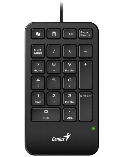 Obrázek GENIUS Numerická klávesnice NumPad 125, Drátová USB- C, černá