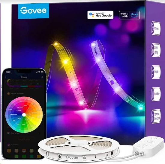 Obrázek Govee WiFi RGBIC PRO Smart LED pásek 5m