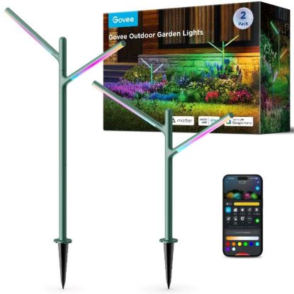 Obrázek BAZAR - Govee RGBWW zahradní světlo 2ks Matter - Poškozený obal (Komplet)