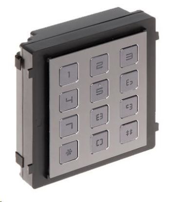 Obrázek HIKVISION DS- KD- KP, Modul interkomu s kódovou klávesnicí