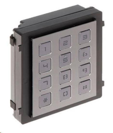 Obrázek HIKVISION DS- KD- KP, Modul interkomu s kódovou klávesnicí