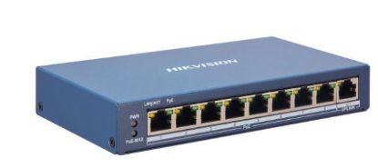 Obrázek HIKVISION DS- 3E1309P- EI, Smart managed switch 8x 100TX PoE + 1x Gb uplink, 110W, Super PoE