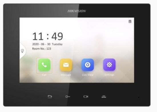 Obrázek HIKVISION DS- KH6220- LE1, 7" IP bytový nedotykový monitor; PoE