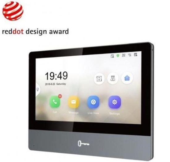 Obrázek HIKVISION DS- KH8350- TE1, 7" IP bytový dotykový monitor; PoE