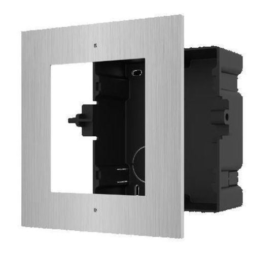 Obrázek HIKVISION DS- KD- ACF1/ S, rámeček interkomu pro zápustnou montáž; nerez