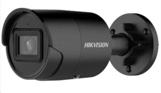 Obrázek Hikvision DS- 2CD2043G2- IU(2.8mm)(BLACK), 4MPix IP Bullet kamera; IR 40m, mikrofon, IP67, černá
