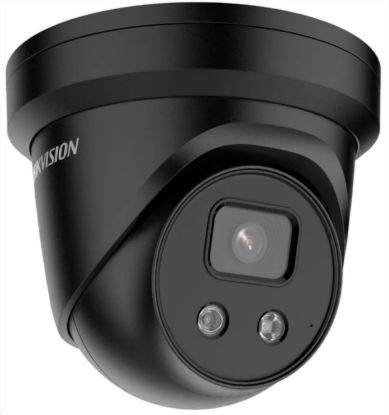 Obrázek Hikvision DS- 2CD2346G2- IU(2.8mm)(C)(BLACK), 4MPix IP Turret AcuSense kamera; IR 30m, IP67, mikrofon, černá