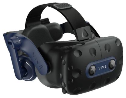 Obrázek HTC Vive Pro 2 HMD brýle pro virtuální realitu, 2x 2448x2448px 5K rozlišení, 120Hz, FOV 120°, černá/ modrá