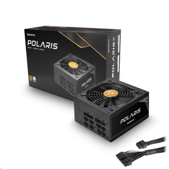 Obrázek CHIEFTEC zdroj Polaris Series, PPS- 850FC, 850W, Fully modular, 80+ Gold