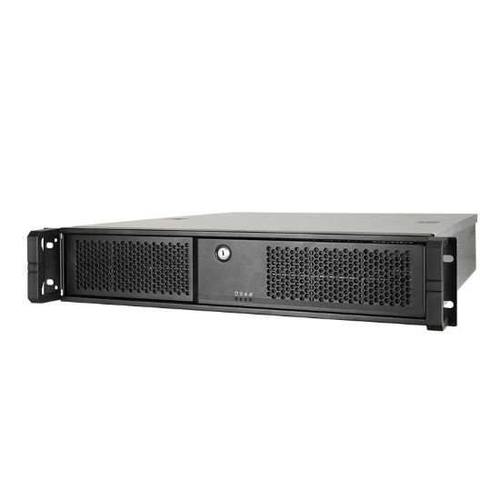 Obrázek CHIEFTEC skříň Rackmount 2U mATX/ ATX, UNC- 209SR- B- OP, 20" Slide Rail, Black