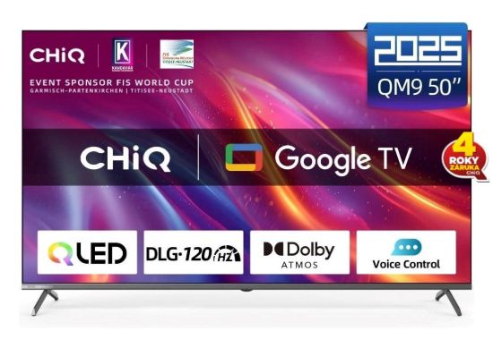 Obrázek CHiQ U50QM9G TV 50", UHD QLED Google TV