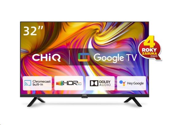 Obrázek CHiQ L32H7G TV 32", HD, smart, Google TV, dbx-tv, Dolby Audio, Frameless
