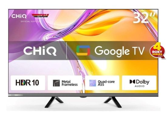 Obrázek CHiQ L32M9E TV 32", HD, smart, Google TV, Dolby Audio, dbx-tv, HDR 10