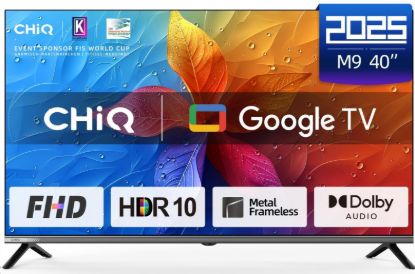 Obrázek BAZAR - CHiQ L40M9E TV 40", Full HD, smart, Google TV, Dolby Audio, dbx-tv, HDR 10 - Poškozený obal (Komplet)