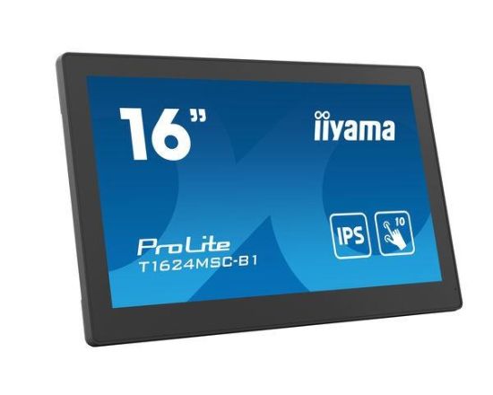 Obrázek iiyama ProLite T1624MSC- B1, 39.6 cm (15, 6''), Projected Capacitive, 10 TP, Full HD, black