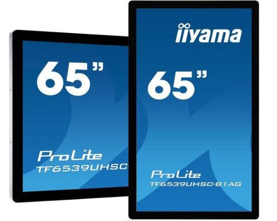 Obrázek iiyama ProLite TF6539UHSC- B1AG, 165 cm (65''), Projected Capacitive, 4K, black