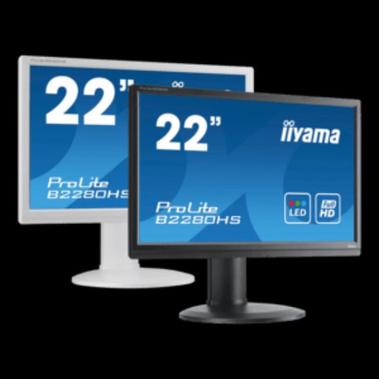 Obrázek iiyama ProLite XUB2292HSU- W6, 54.6cm (21.5''), Full HD, USB, kit (USB), white