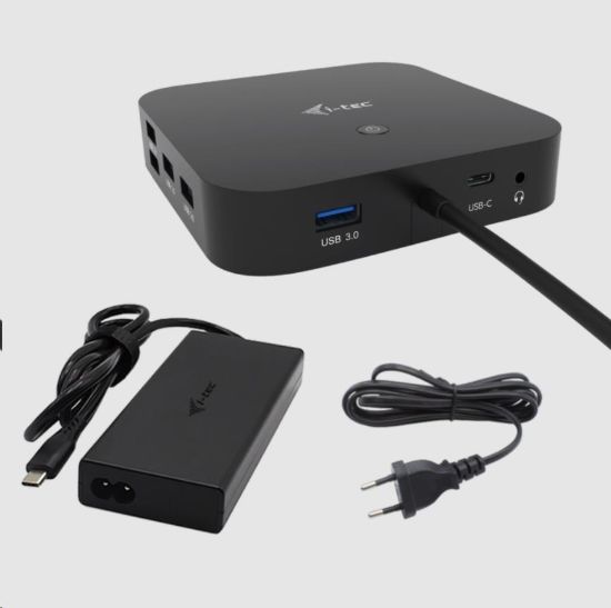 Obrázek i- tec USB- C HDMI + Dual DP Docking Station + PD 100 W + Universal Charger 112 W