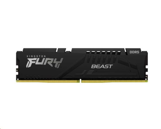 Obrázek KINGSTON DIMM DDR5 16GB 5200MT/ s CL40 FURY Beast Černá