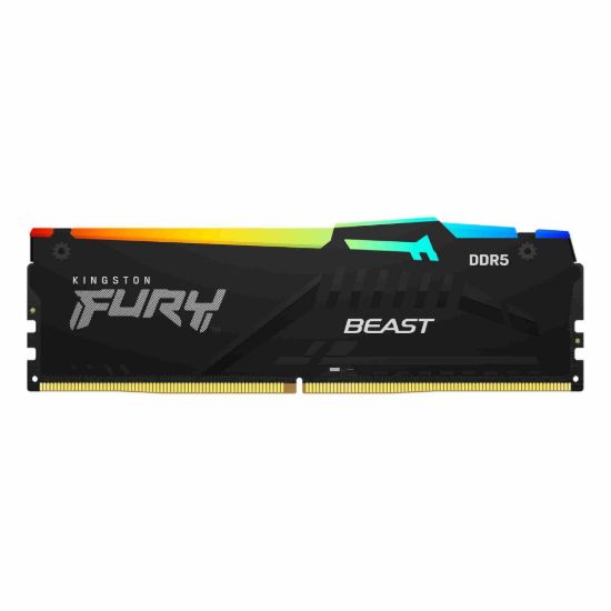 Obrázek KINGSTON DIMM DDR5 16GB 5600MT/ s CL40 FURY Beast Černá RGB