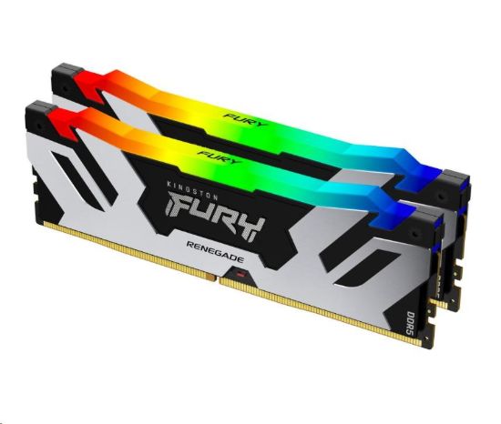 Obrázek KINGSTON DIMM DDR5 32GB (Kit of 2) 6400MT/ s CL32 FURY Renegade RGB
