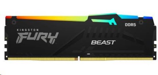 Obrázek KINGSTON DIMM DDR5 16GB 5600MT/ s CL36 FURY Beast RGB EXPO