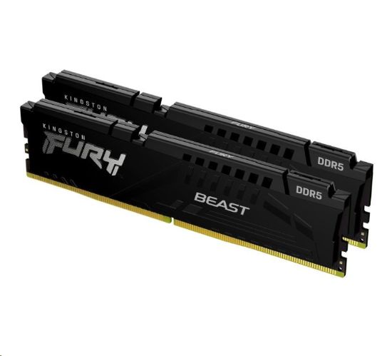 Obrázek KINGSTON DIMM DDR5 16GB (Kit of 2) 6000MT/ s CL36 FURY Beast Černá EXPO