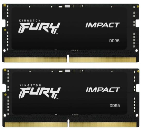 Obrázek KINGSTON SODIMM DDR5 32GB (Kit of 2) 5600MT/ s CL40 FURY Impact PnP