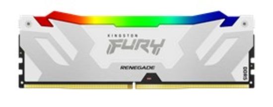 Obrázek KINGSTON DIMM DDR5 16GB 6400MT/ s CL32 FURY Renegade Bílá RGB XMP