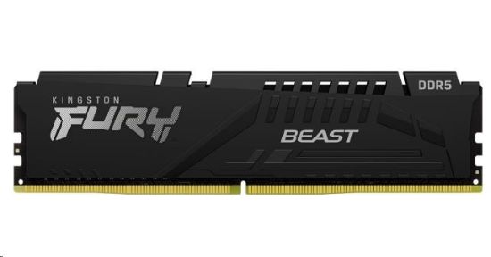 Obrázek KINGSTON DIMM DDR5 64GB (Kit of 4) 5200MT/ s CL40 FURY Beast Black XMP