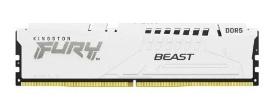 Obrázek KINGSTON DIMM DDR5 128GB (Kit of 4) 5200MT/ s CL40 FURY Beast White XMP