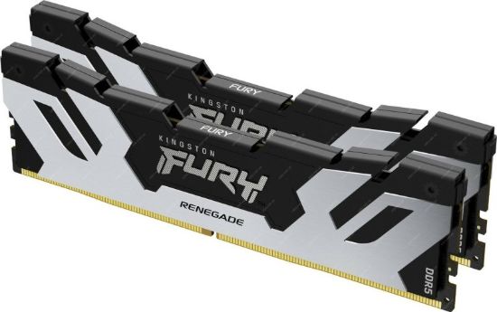 Obrázek KINGSTON DIMM DDR5 96GB (Kit of 2) 6400MT/ s CL32 FURY Renegade Silver XMP