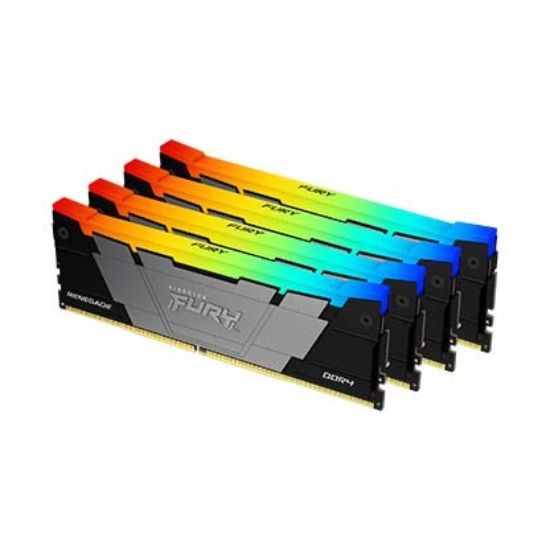 Obrázek KINGSTON DIMM DDR4 32GB (Kit of 4) 3200MT/ s CL16 FURY Renegade RGB