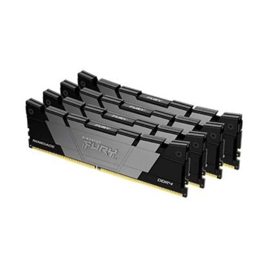 Obrázek KINGSTON DIMM DDR4 32GB (Kit of 4) 3200MT/ s CL16 FURY Renegade Black