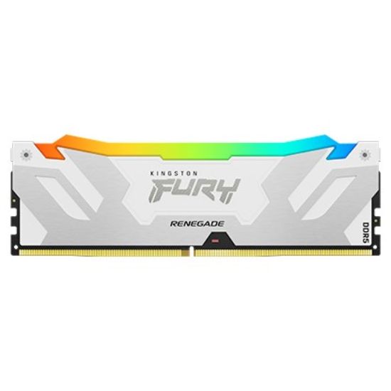 Obrázek KINGSTON DIMM DDR5 32GB 6400MT/ s CL32 FURY Renegade RGB White XMP