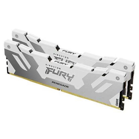 Obrázek KINGSTON DIMM DDR5 32GB(Kit of 2) 7600MT/ s CL38 FURY Renegade White XMP