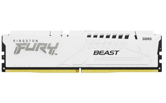 Obrázek KINGSTON DIMM DDR5 16GB 6800MT/ s CL34 ECC FURY Beast EXPO Bílá