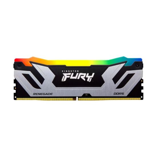 Obrázek KINGSTON CUDIMM DDR5 24GB 8400MT/ s CL40 FURY Renegade RGB Silver XMP
