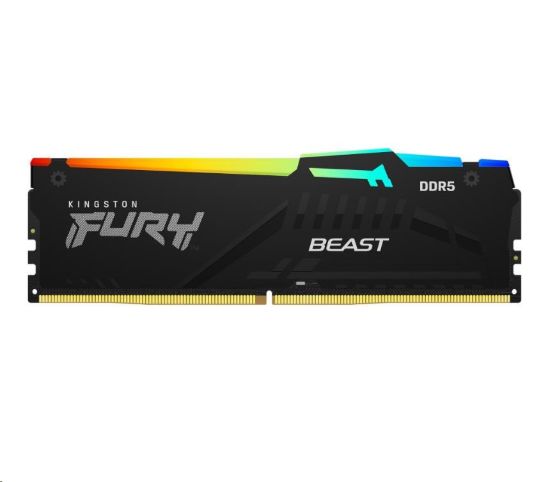 Obrázek KINGSTON DIMM DDR5 32GB 6000MT/ s CL36 FURY Beast RGB EXPO